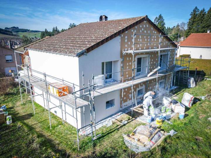 Travaux de ravalement de façade à Lyon